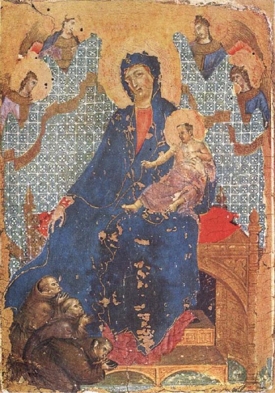 Duccio di Buoninsegna Madonna of the Franciscans Sweden oil painting art
